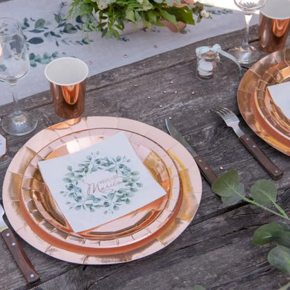 20 Serviette en Papier 33x33cm - Bucolique Vert