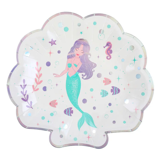  Assiette Sirène Irisé