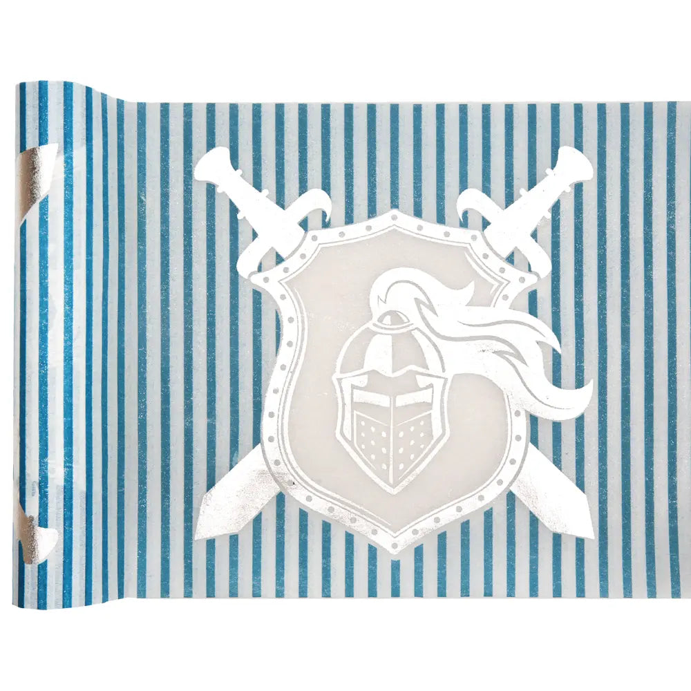 Chemin de table Chevalier métal Argent