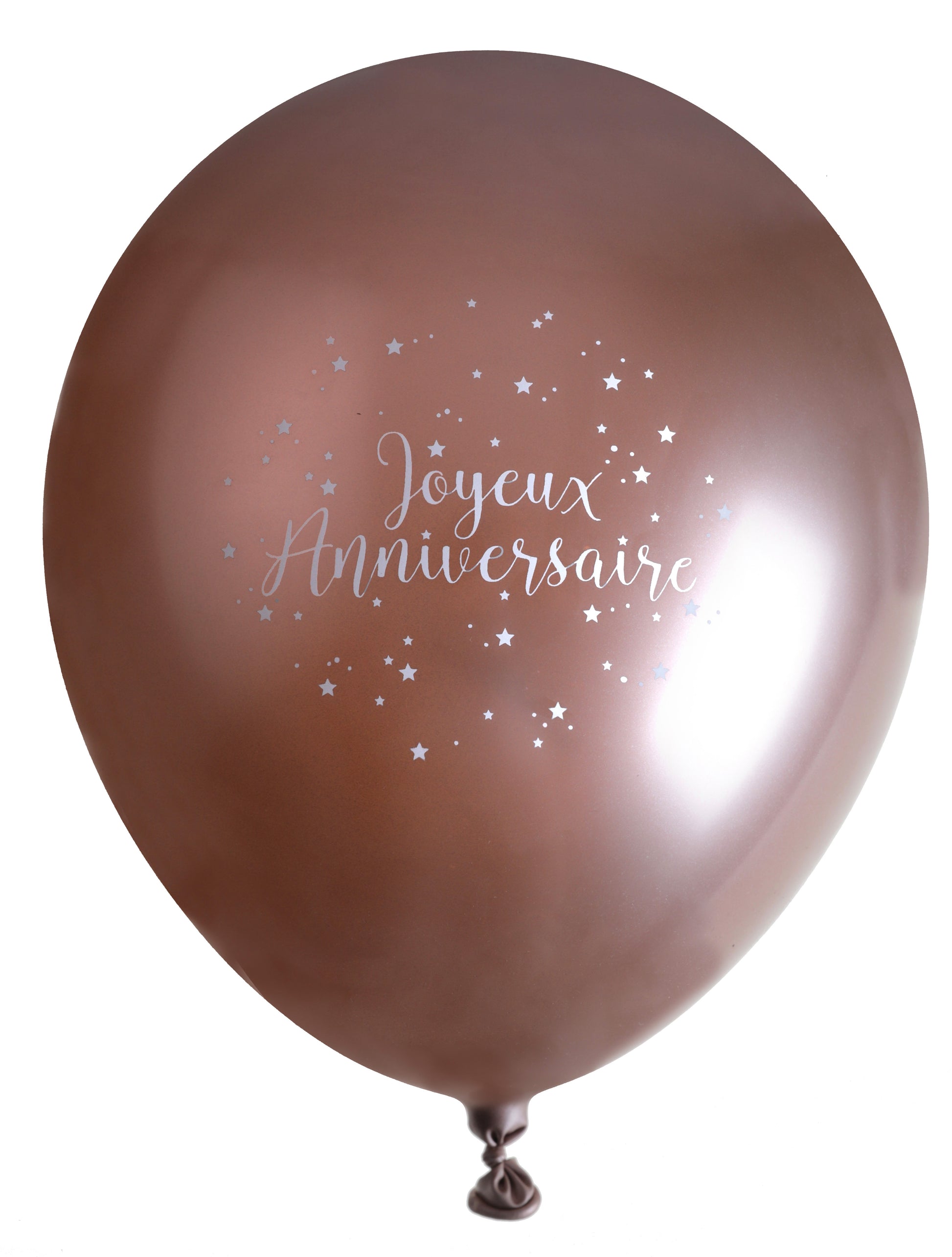  Ballon Joyeux Anniversaire métallisé rose gold Rose gold