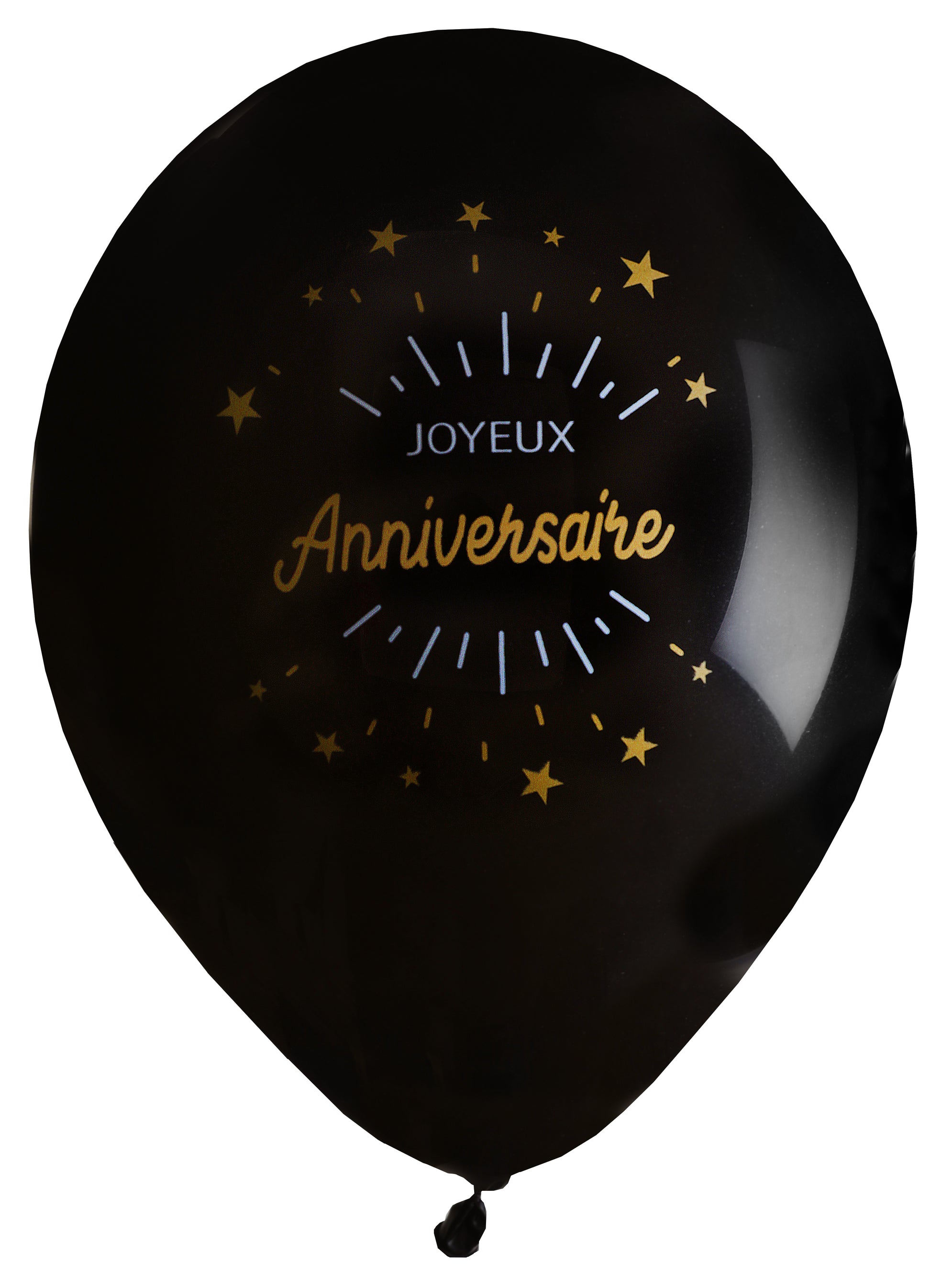  Ballon Anniversaire Etincelant Or