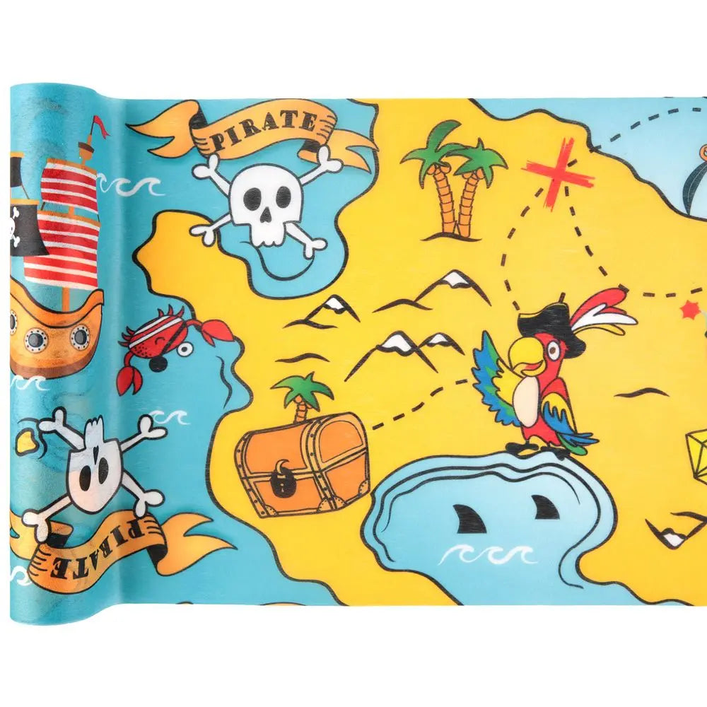 Chemin de Table - Pirate Multicolore - 30cm x 5m