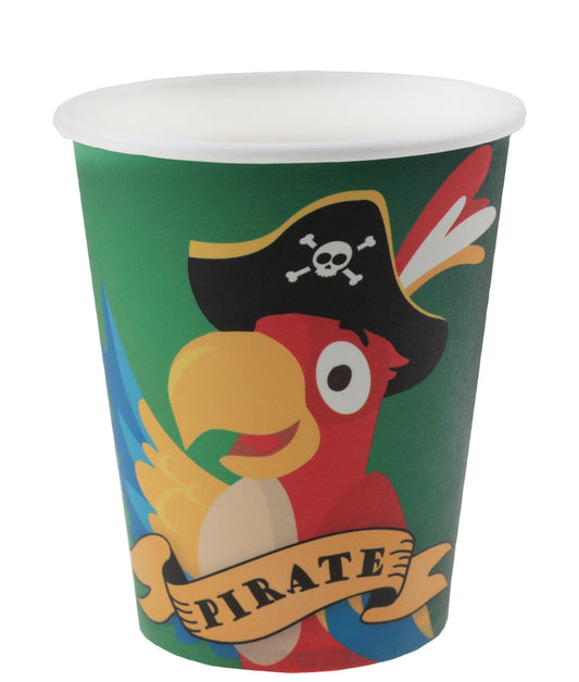 Gobelet Pirate Multicolore Ø 7.8 x 9.7 cm / 27cl Sachet de 10 pièces