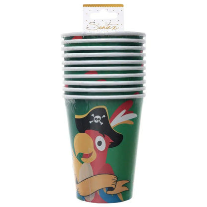 Gobelet Pirate Multicolore Ø 7.8 x 9.7 cm / 27cl Sachet de 10 pièces