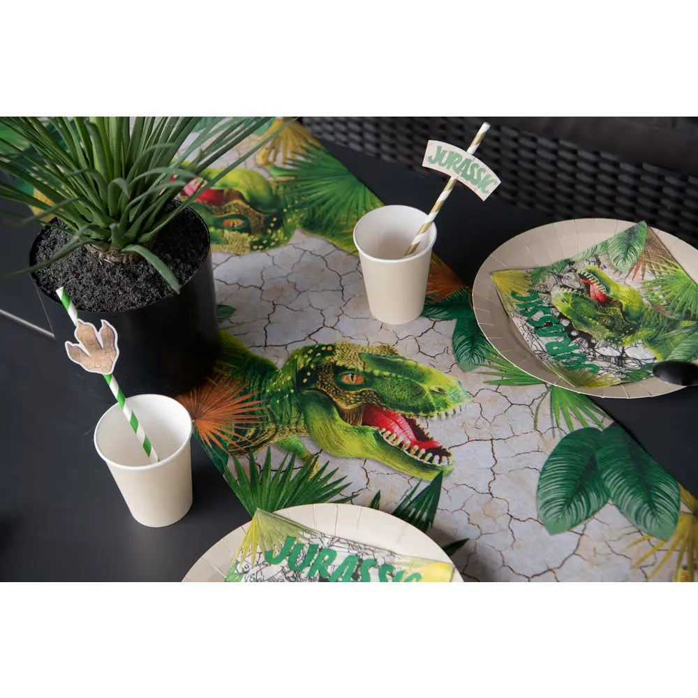 Chemin de table Dinosaure Multicolore