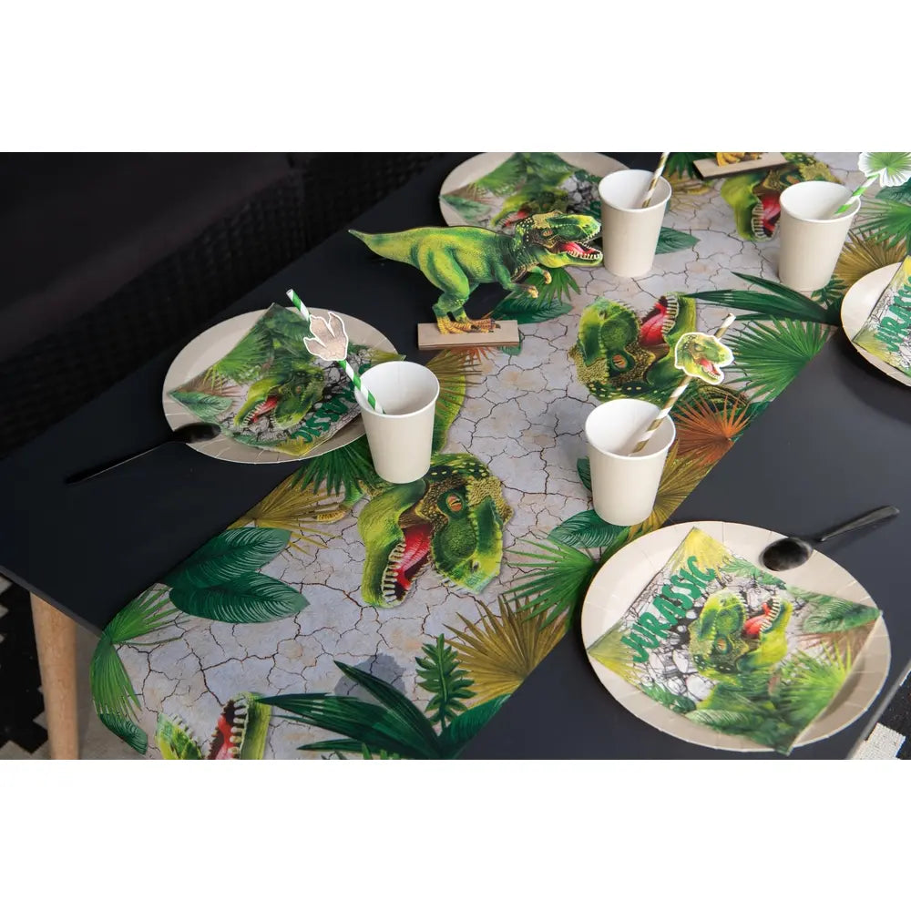 Chemin de table Dinosaure Multicolore