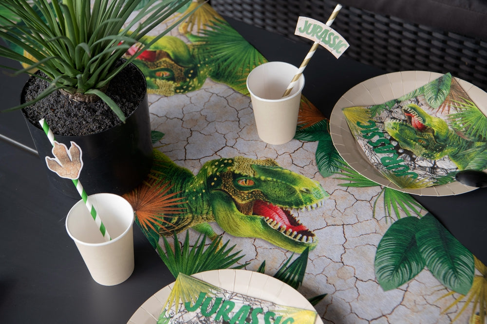 Chemin de table Dinosaure Multicolore