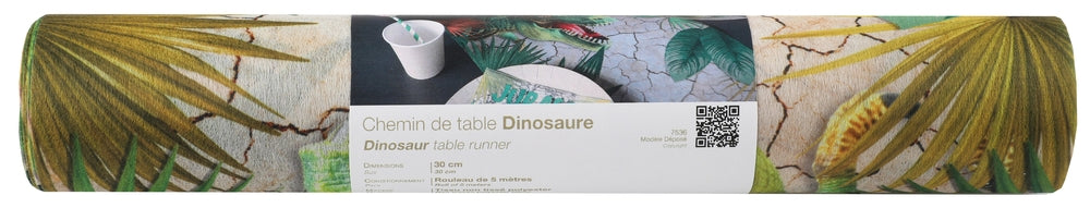 Chemin de table Dinosaure Multicolore