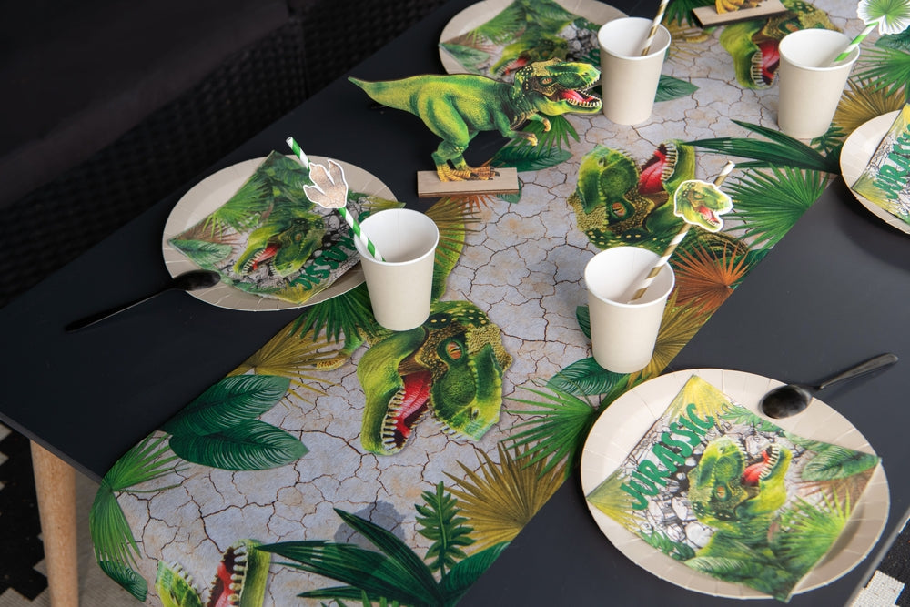 Chemin de table Dinosaure Multicolore