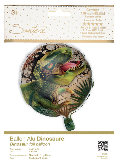 Ballon Alu Dinosaure Multicolore