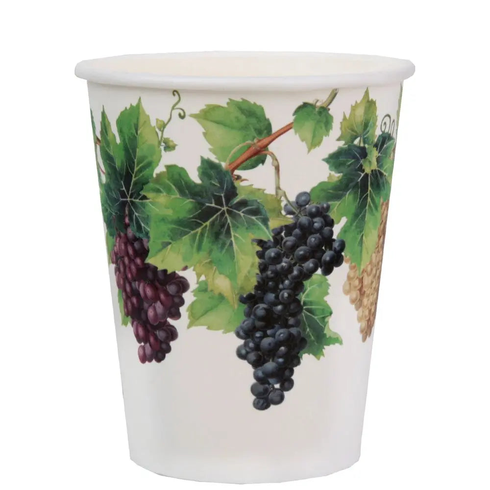 10 Gobelets en Carton 20cl - Viticole Multicolore