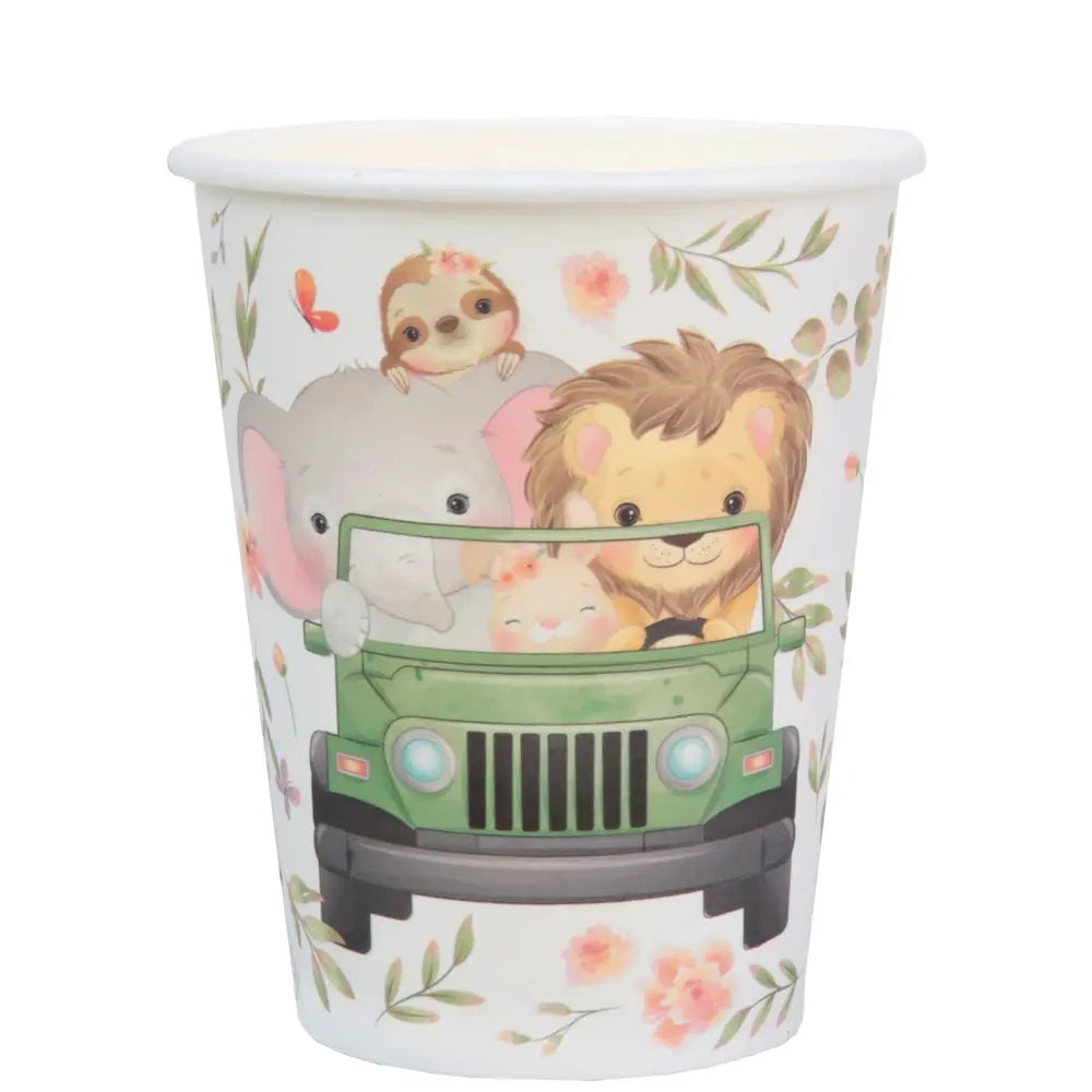 10 Gobelets en Carton 27cl - Explorateur Multicolore