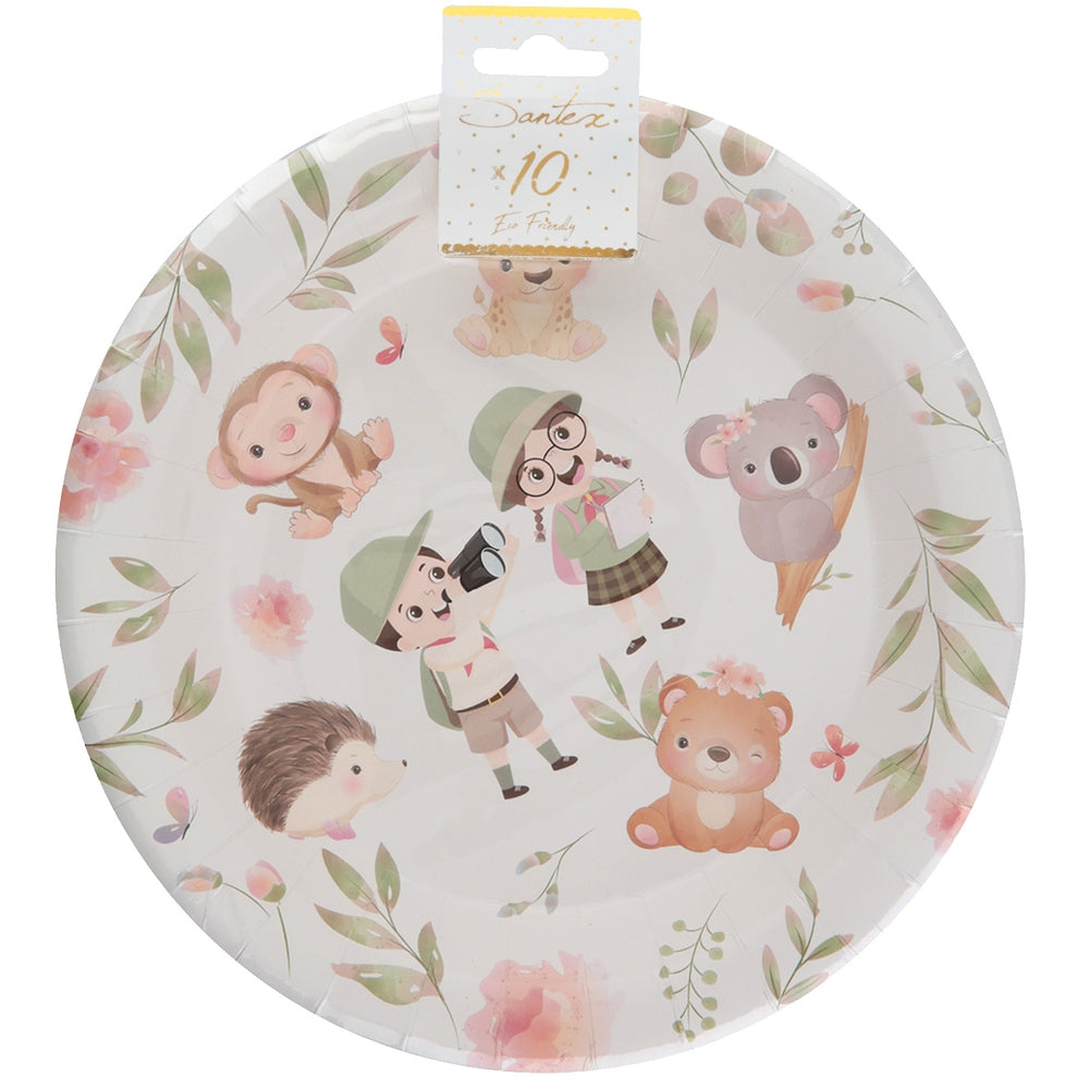 Assiette Explorateur Multicolore