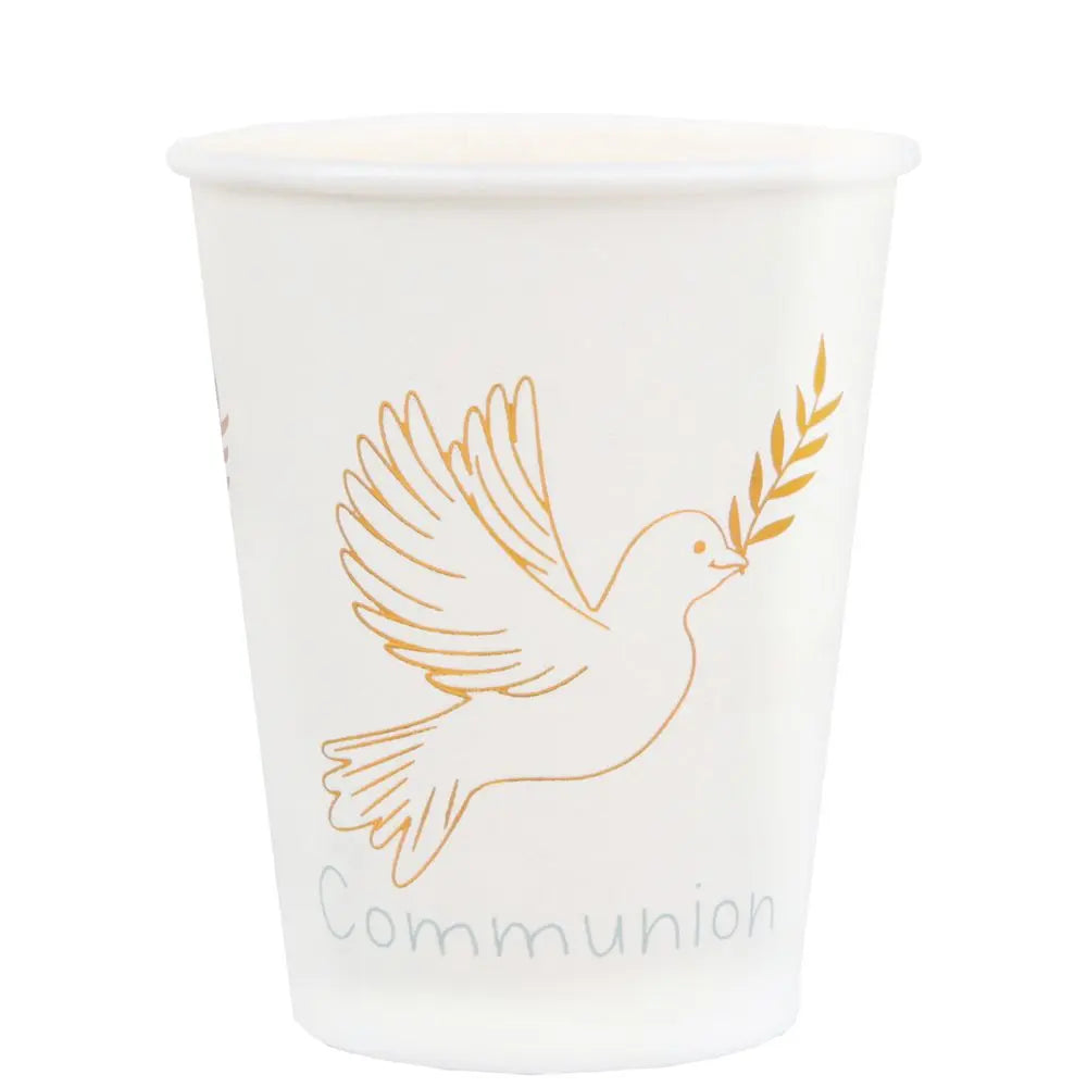 10 Gobelets en Carton 27cl - Communion Multicolore