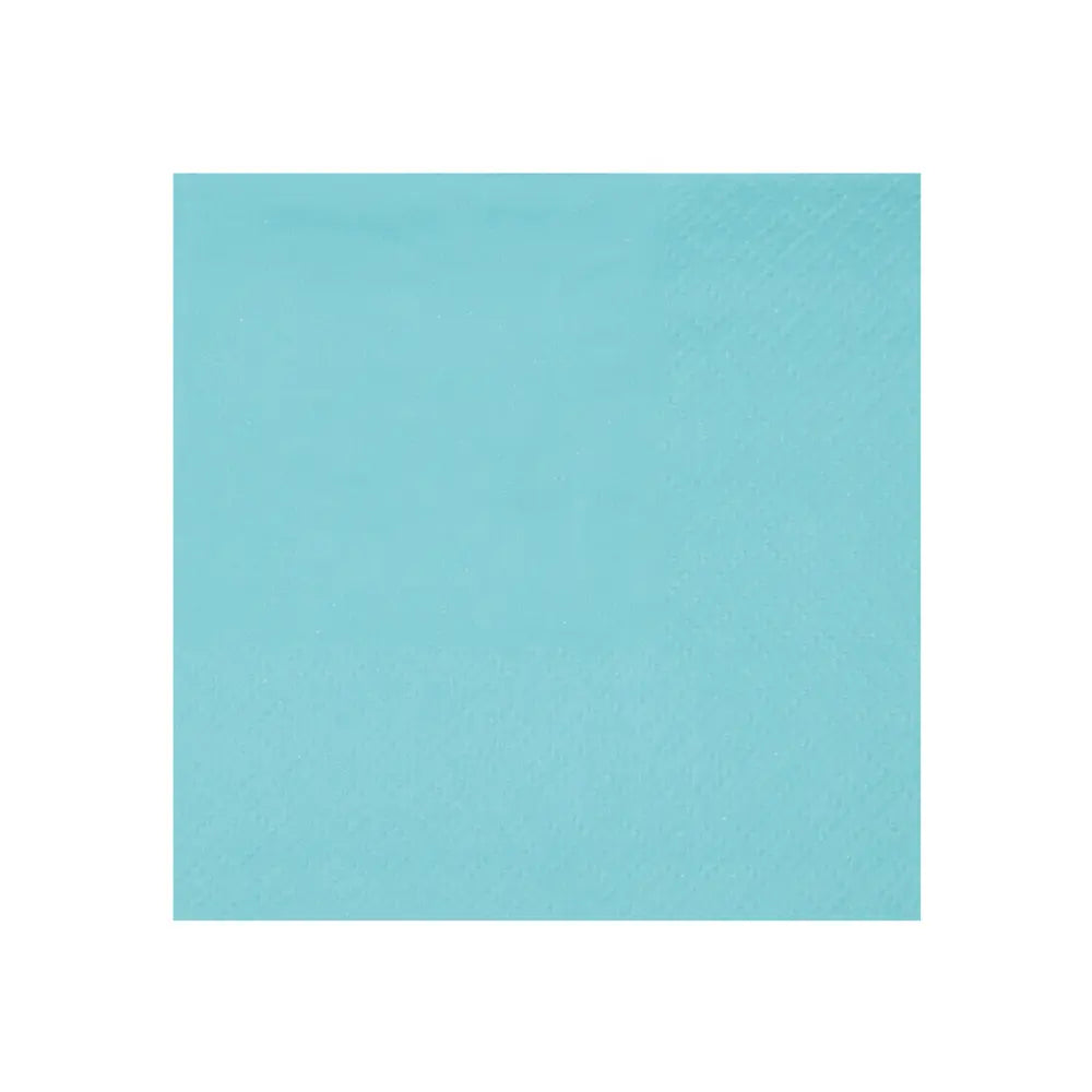 25 Serviettes Cocktail - 20x21cm - Crystal Rainbow Ciel