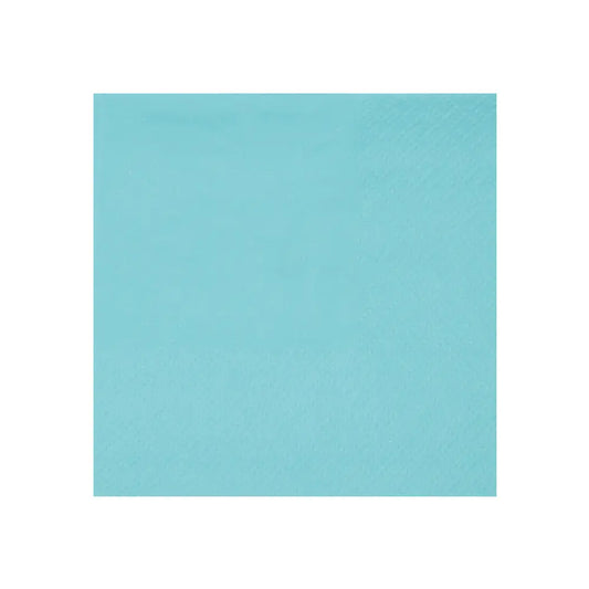 25 Serviettes Cocktail - 20x21cm - Crystal Rainbow Ciel