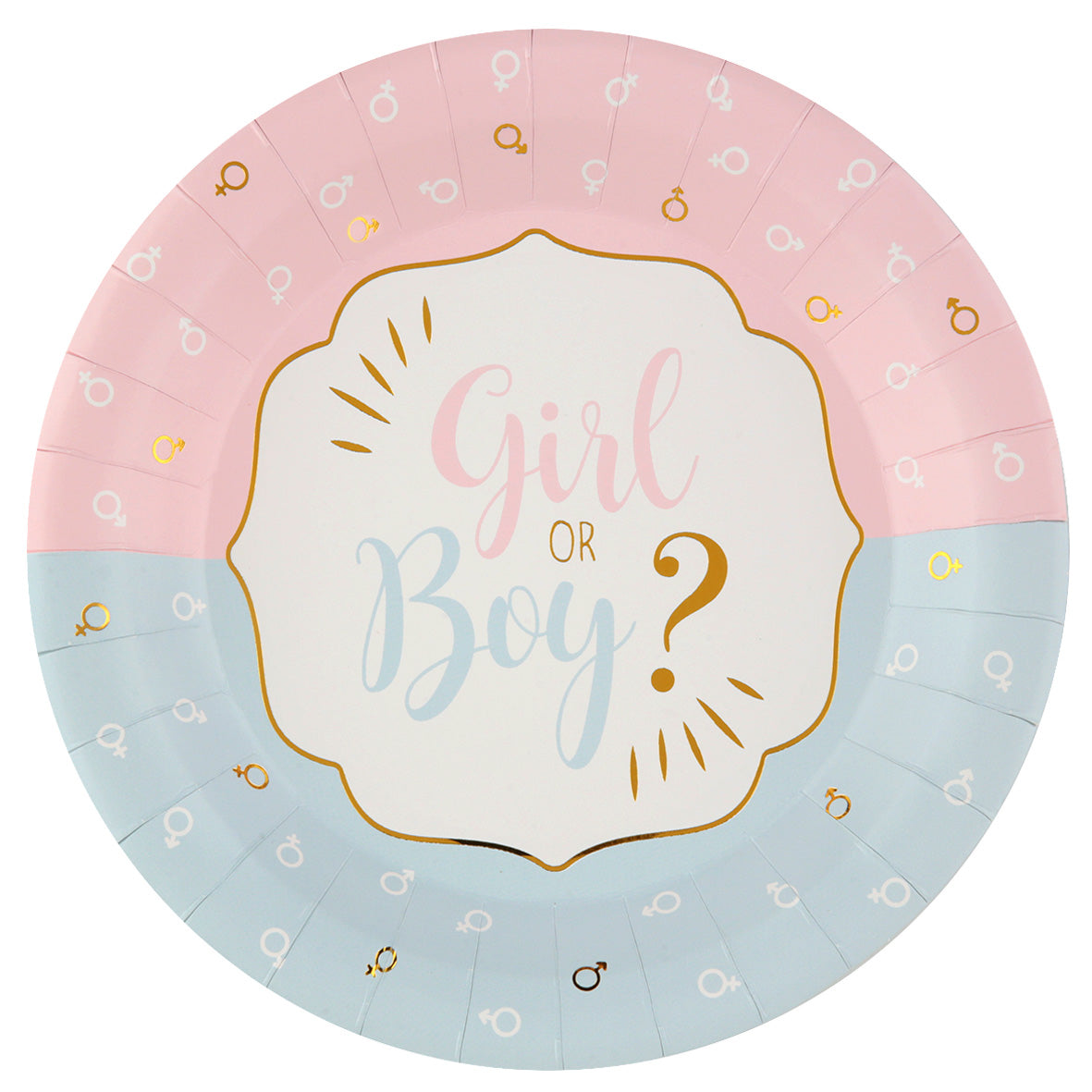 Assiette Girl or Boy ? Multicolore