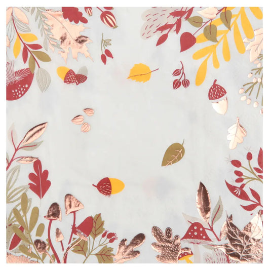 20 Serviettes en Papier - Automne Multicolore