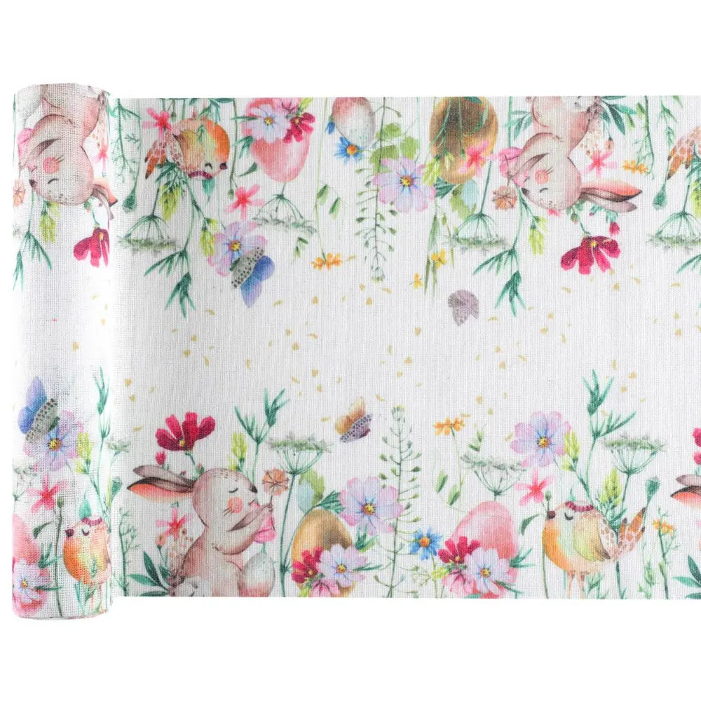 Chemin de Table 29cmx3m "Lapin de Pâques"