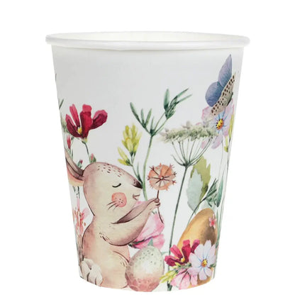 10 Gobelets en Carton 25cl "Lapin de Pâques"