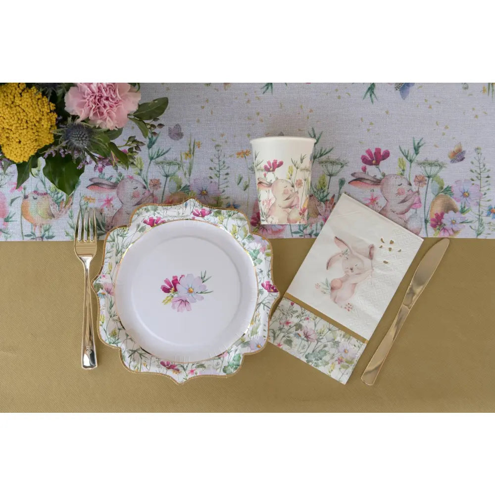 10 Assiettes Ø22cm "Pâques"