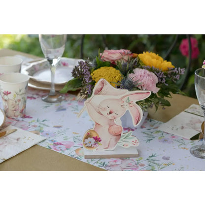 Déco de table "Lapin de Pâques" - 16x17x4 cm