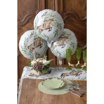 Chemin de table Hippique Multicolore