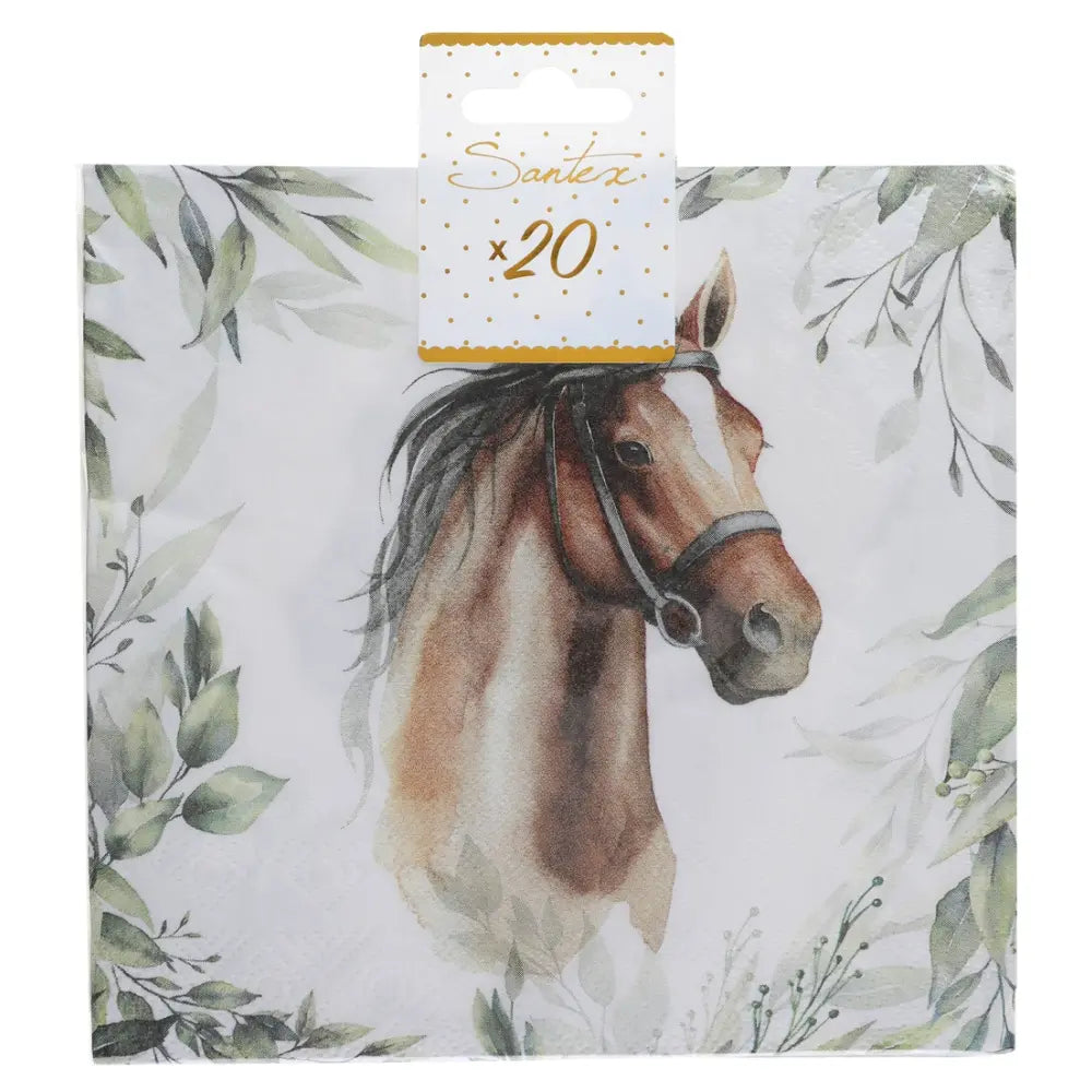 Serviette Hippique Multicolore