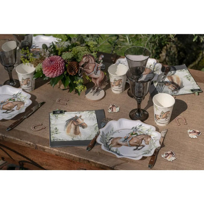 Serviette Hippique Multicolore