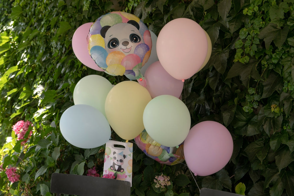 Ballon Alu Panda Multicolore