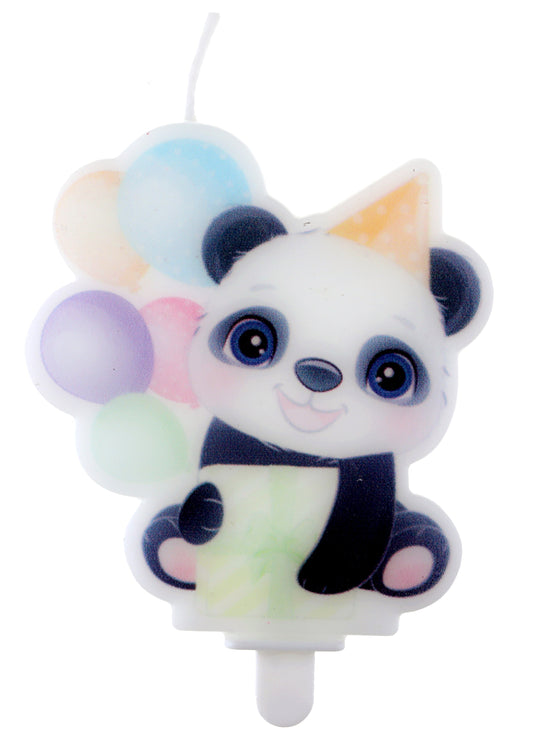 Bougie Panda Multicolore