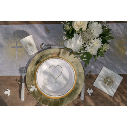 10 Gobelets en Carton 27cl - Cérémonie Or