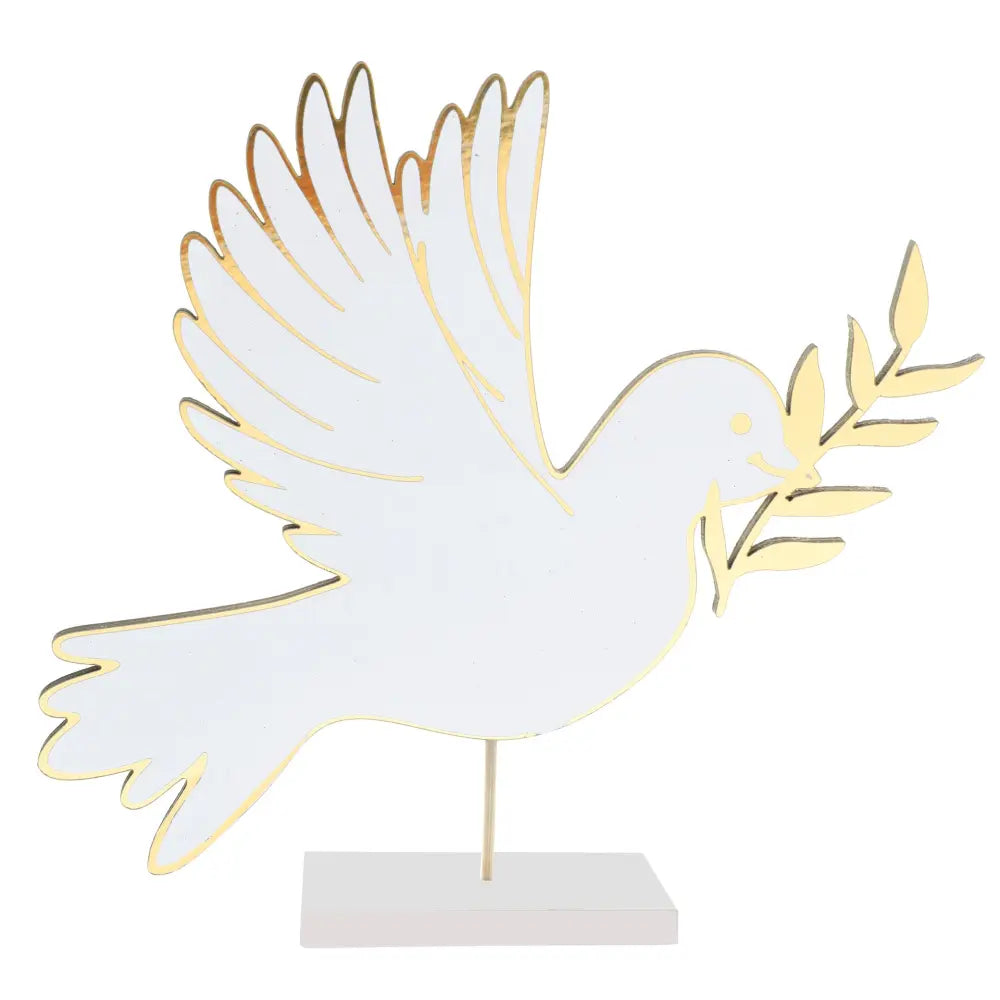 Décor Cérémonie Or / blanc - 20 x 4 x 20.5 cm - La pièce