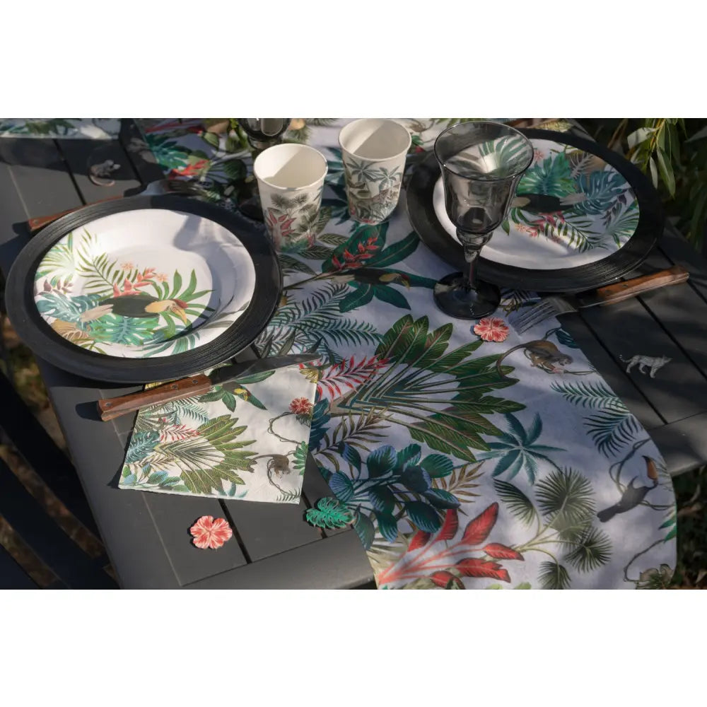 Chemin de table 30cmx5m - Java Multicolore