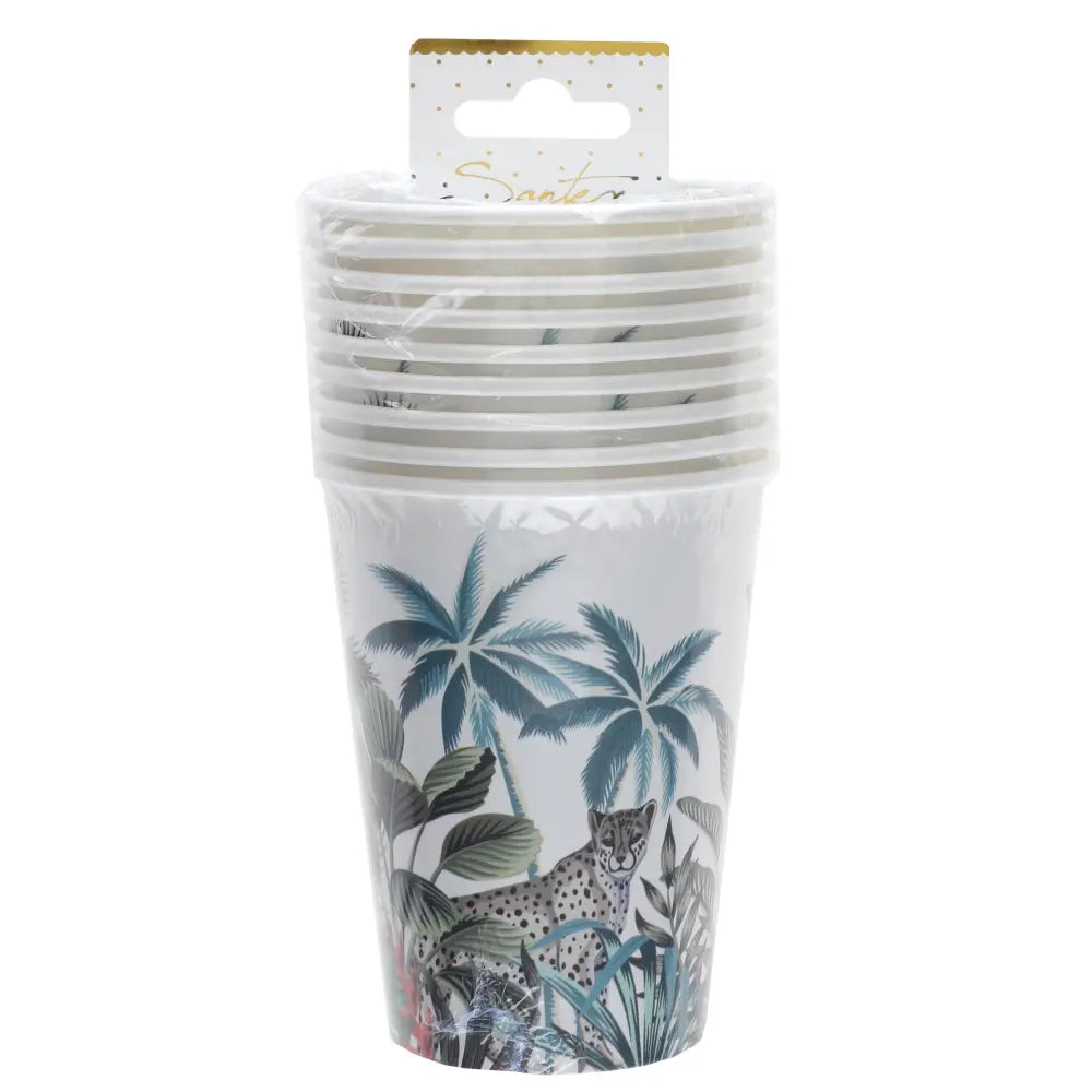 10 Gobelets en Carton 27cl - Java Multicolore