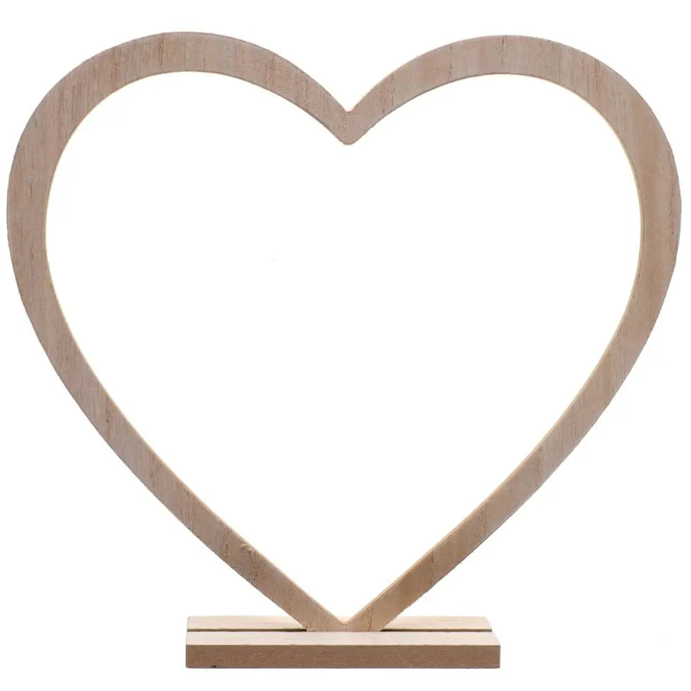 Grand Cœur Décoratif - Naturel - 39x4x37cm