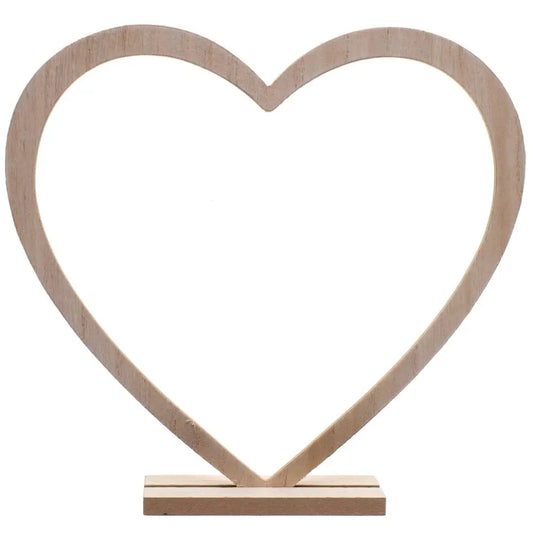 Grand Cœur Décoratif - Naturel - 39x4x37cm