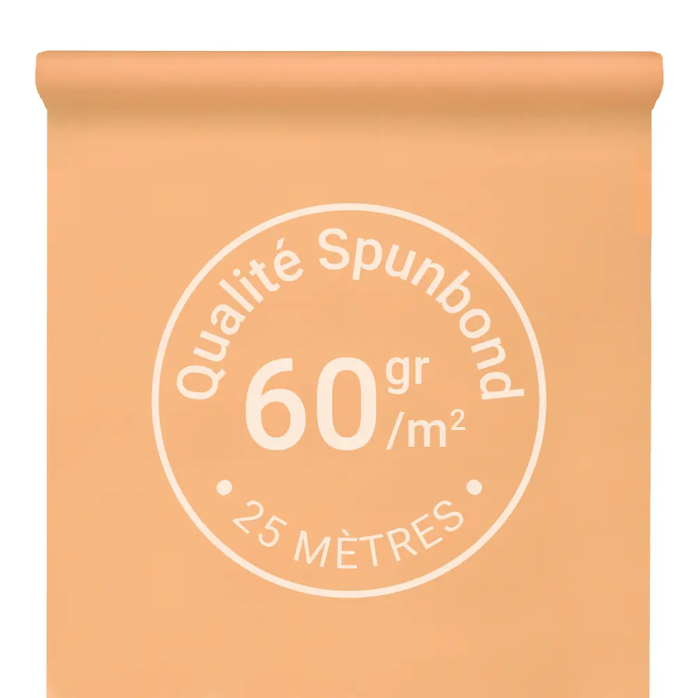 Nappe Intissée & Indéchirable (Spunbond) 25m x 120cm - Corail
