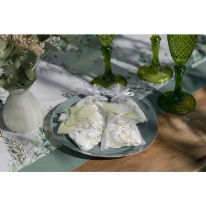 4 Sachets feuillage Vert - 7.5 x 10 cm