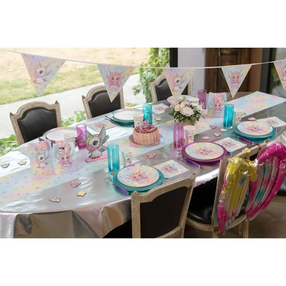 Fanions P'tite fée Multicolore 22x20 cm - 5m