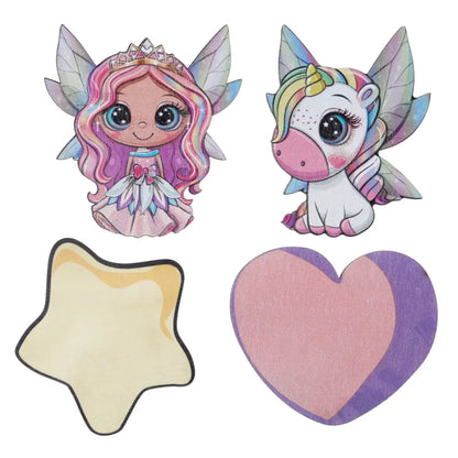 10 Déco à parsemer 5x6cm - P'tite fée