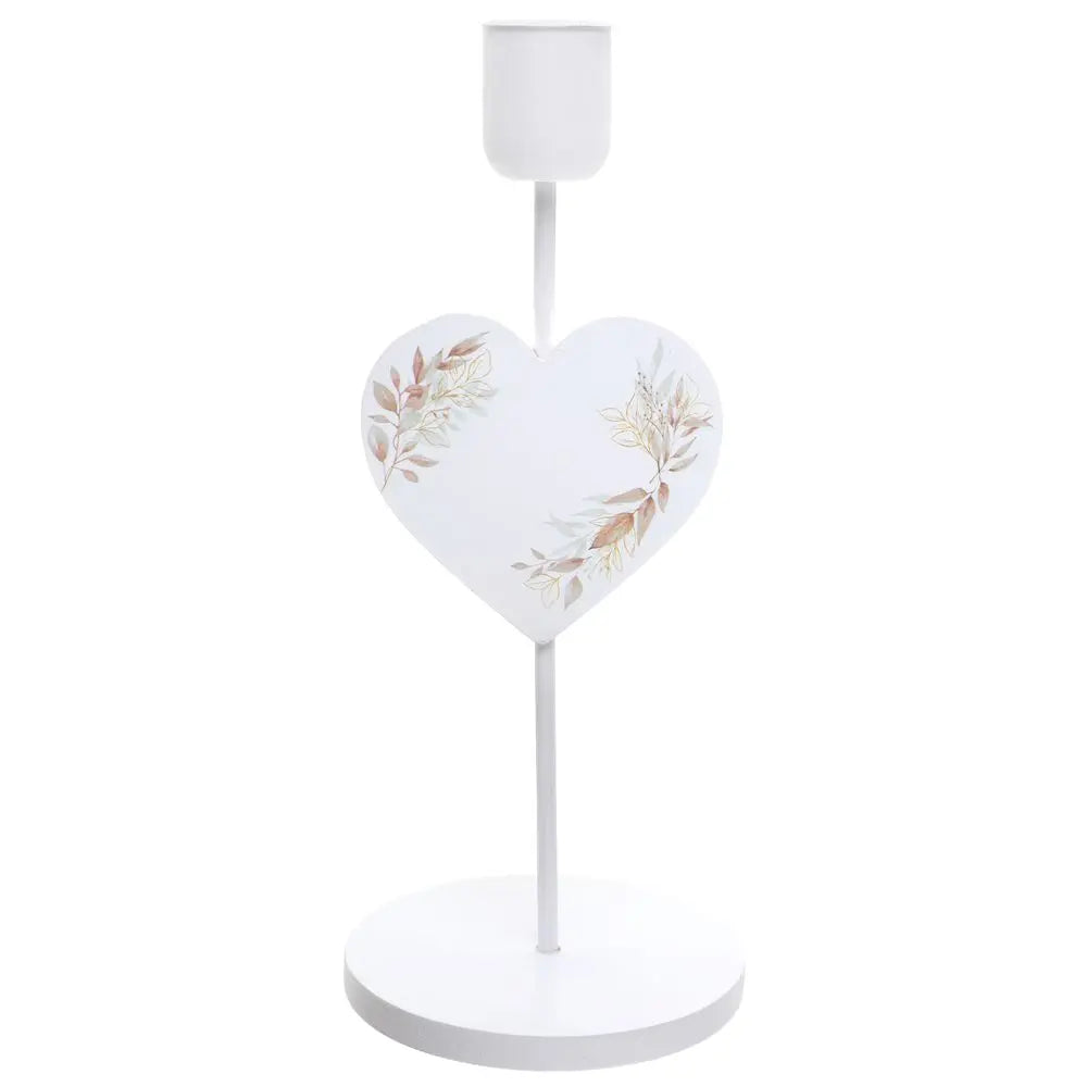 Bougeoir Feuillage Naturel - Ø 10 x 23.5 cm