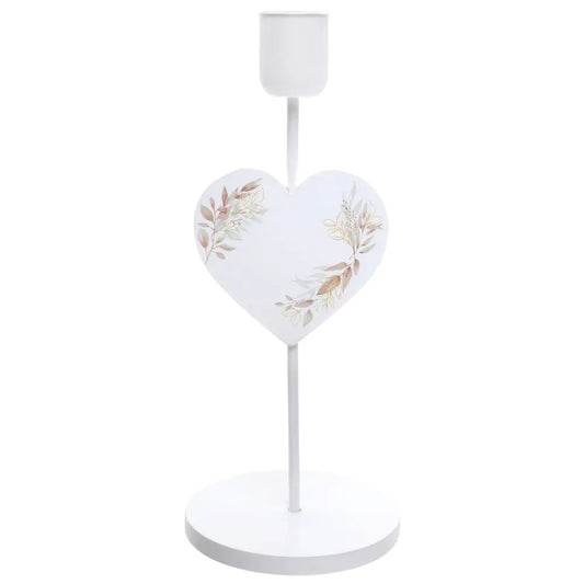 Bougeoir Feuillage Naturel - Ø 10 x 23.5 cm