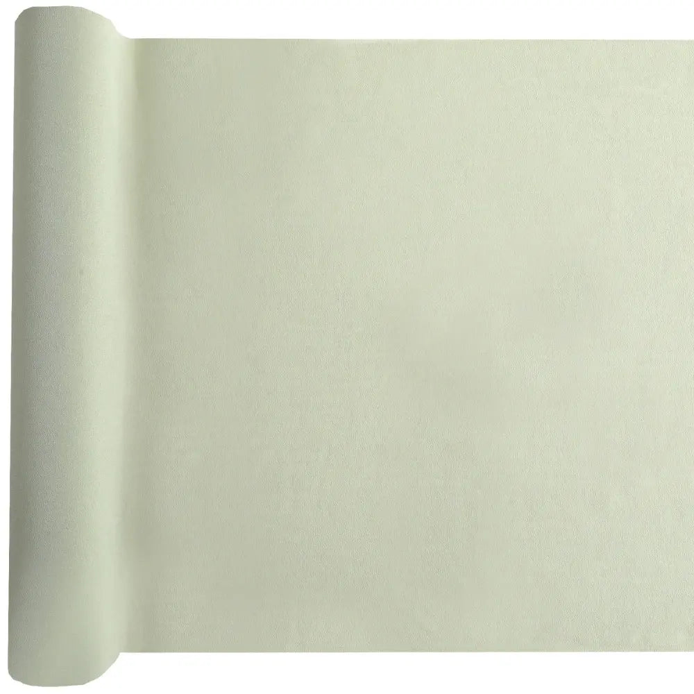 Chemin de table 35cmx3m - Crêpe Sauge