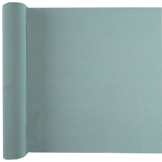 Chemin de table 35cmx3m - Crêpe Eucalyptus