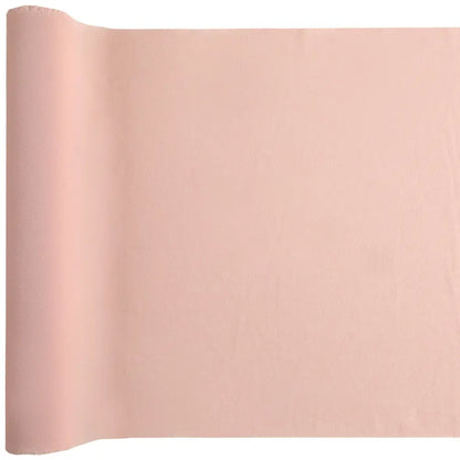 Chemin de table 35cmx3m - Crêpe Rose Poudré