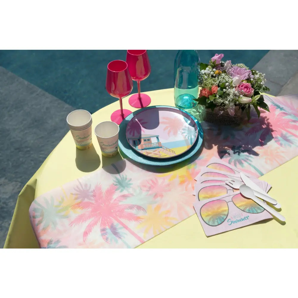 Chemin de table 30cmx5m - Summer Multicolore
