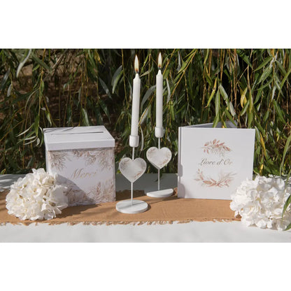 Tirelire Feuillage Naturel - 20 x 20 x 20 cm