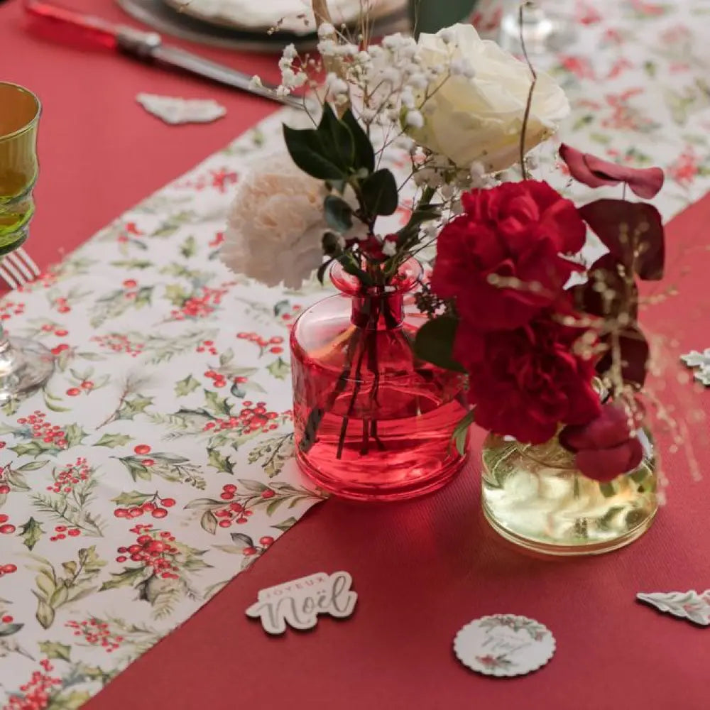 Vase "Trend" Rouge en Verre - Ø9 x H11 cm