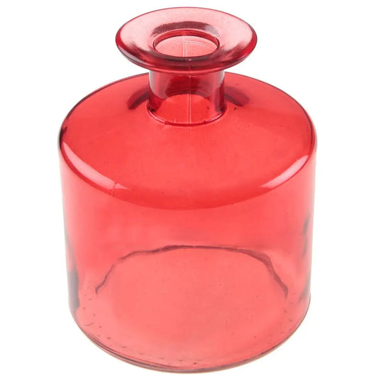Vase "Trend" Rouge en Verre - Ø9 x H11 cm